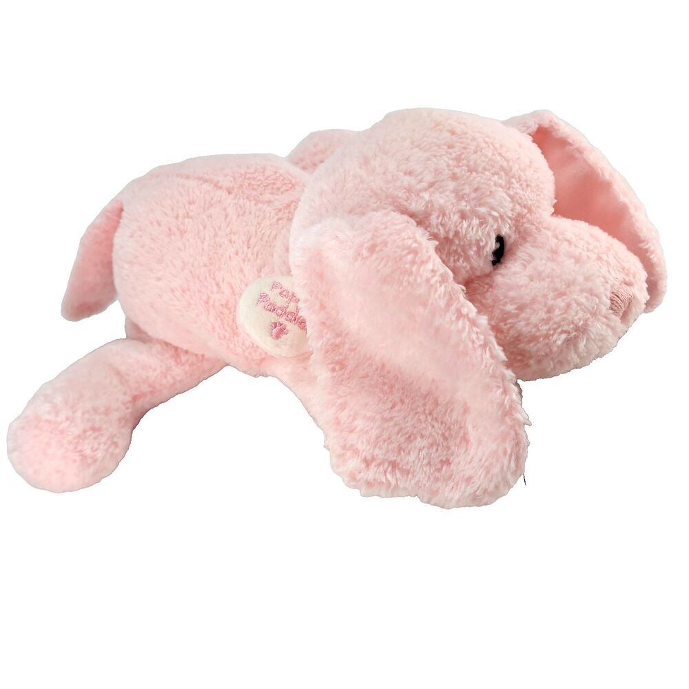 Baby Gund Floppy Puppy Puddles 12"‎ Pink Dog Plush #58008 Stuffed Animal